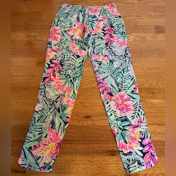 Lily Pulitzer Piper Crop Pant XXS - Picture 2 of 7